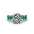4ct Oval Cut Diamond Engagement Ring - Xena No. 18