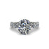 4ct Oval Cut Diamond Engagement Ring - Xena No. 3 image 8