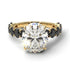 4ct Oval Cut Diamond Engagement Ring - Xena No. 31