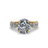 4ct Oval Cut Diamond Engagement Ring - Xena No. 1