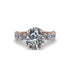 4ct Oval Cut Diamond Engagement Ring - Xena No. 2 image 8