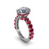 4ct Oval Cut Diamond Engagement Ring - Xena No. 48