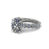4ct Oval Cut Diamond Engagement Ring - Xena No. 3 image 9