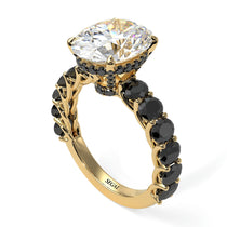 4ct Oval Cut Diamond Engagement Ring - Xena No. 31 image 1
