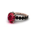 4ct Oval Cut Ruby Engagement Ring - Xena No. 41 image 3