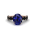 4ct Oval Cut Sapphire Engagement Ring - Xena No. 44