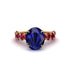 4ct Oval Cut Sapphire Engagement Ring - Xena No. 58