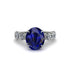4ct Oval Cut Sapphire Engagement Ring - Xena No. 15 image 2