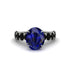 4ct Oval Cut Sapphire Engagement Ring - Xena No. 45