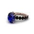 4ct Oval Cut Sapphire Engagement Ring - Xena No. 44