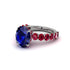 4ct Oval Cut Sapphire Engagement Ring - Xena No. 60