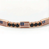 Black Diamond Tennis Bracelet with United States Flag no. 8 image 4