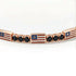 Black Diamond Tennis Bracelet with United States Flag no. 8