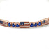 Sapphire Tennis Bracelet with United States Flag no. 14