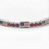 Ruby Tennis Bracelet with United States Flag no. 12