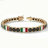 Black Diamond Tennis Bracelet with Mexico Flag no. 7