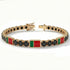 Black Diamond Tennis Bracelet with Portugal Flag no. 7 image 2