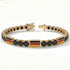 Black Diamond Tennis Bracelet with Germany Flag no. 7
