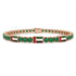 Emerald Tennis Bracelet with United Arab Emirates Flag no. 5