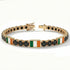 Black Diamond Tennis Bracelet with Ireland Flag no. 7
