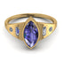 Marquise Bezel Tanzanite Ring - Juliana No. 201