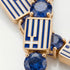 Sapphire Tennis Bracelet with Greece Flag no. 13 image 3