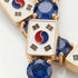 Sapphire Tennis Bracelet with South Korea Flag no. 13 image 3