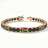 Black Diamond Tennis Bracelet with South Africa Flag no. 7 image 2