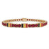 Ruby Tennis Bracelet with Belgium Flag no. 10