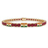 Ruby Tennis Bracelet with India Flag no. 10 image 1
