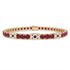 Ruby Tennis Bracelet with South Korea Flag no. 10