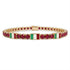Ruby Tennis Bracelet with Italy Flag no. 10
