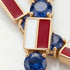 Sapphire Tennis Bracelet with Poland Flag no. 13