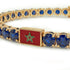 Sapphire Tennis Bracelet with Morocco Flag no. 13