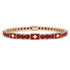 Ruby Tennis Bracelet with Switzerland Flag no. 10