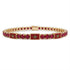 Ruby Tennis Bracelet with Morocco Flag no. 10 image 1