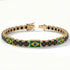 Black Diamond Tennis Bracelet with Brazil Flag no. 7 image 2