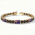 Black Diamond Tennis Bracelet with Australia Flag no. 7