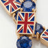 Sapphire Tennis Bracelet with United Kingdom Flag no. 13