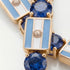 Sapphire Tennis Bracelet with Argentina Flag no. 13 image 3
