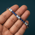 Sapphire Tennis Bracelet with Israeli Flag no. 13 image 5