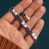 Sapphire Tennis Bracelet with Israeli Flag no. 14 image 5