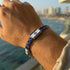 Sapphire Tennis Bracelet with Israeli Flag no. 15