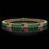 Emerald Tennis Bracelet with United States Flag no. 4