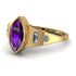 Marquise Bezel Amethyst Ring - Juliana No. 301