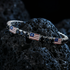 Black Diamond Tennis Bracelet with United States Flag no. 9 image 5