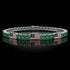 Emerald Tennis Bracelet with United States Flag no. 6