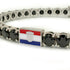 Black Diamond Tennis Bracelet with Croatia Flag no. 9 image 3