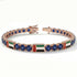 Sapphire Tennis Bracelet with United Arab Emirates Flag no. 14