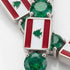 Emerald Tennis Bracelet with Lebanon Flag no. 6